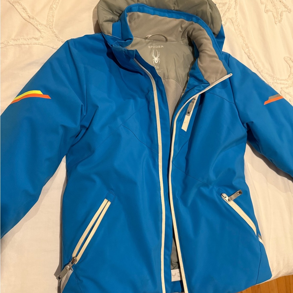 Spyder Blue Hooded Jacket